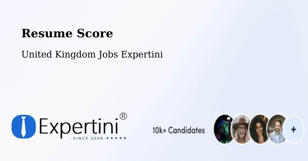 Resume Score & Job Description Match Tool – Pinner - United Kingdom Jobs Expertini
